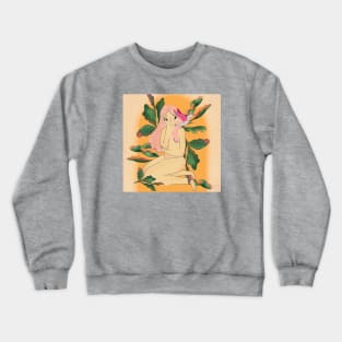 Sad Girl In the jungle Crewneck Sweatshirt